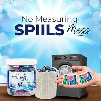 Premium Laundry Pods by Welvet Wash